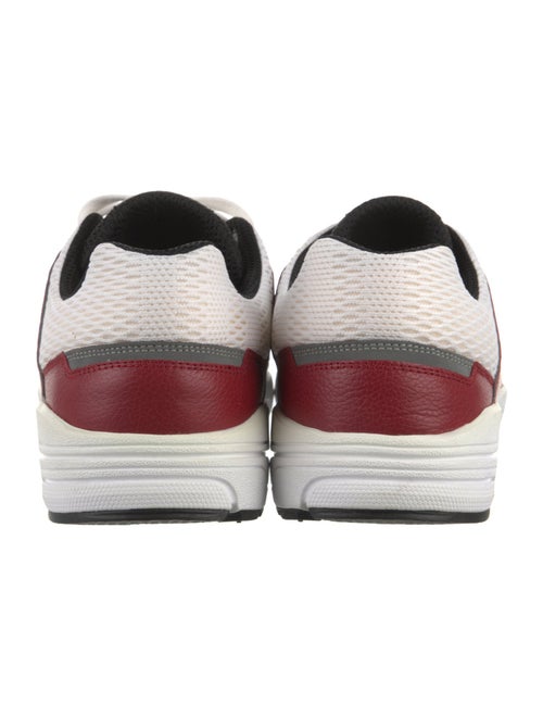 Gucci Web Accent Leather Trim Embellishment Sneakers