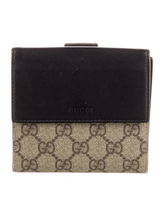 Gucci GG Supreme French Purse