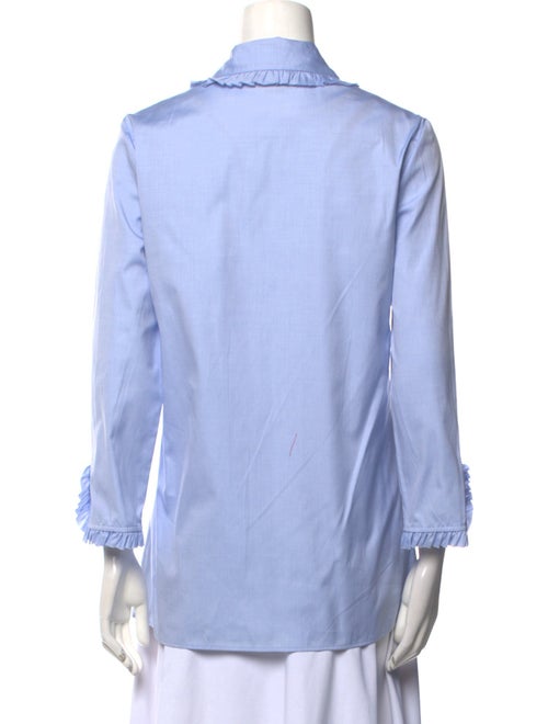 Gucci 2015 Long Sleeve Button-Up Top