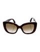Gucci Interlocking G Logo Cat-Eye Sunglasses