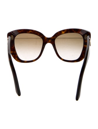 Gucci Interlocking G Logo Cat-Eye Sunglasses