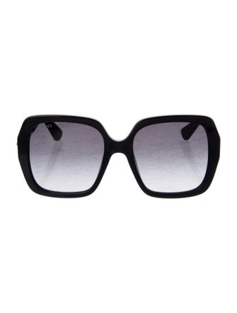 Gucci Interlocking G Logo Oversize Sunglasses