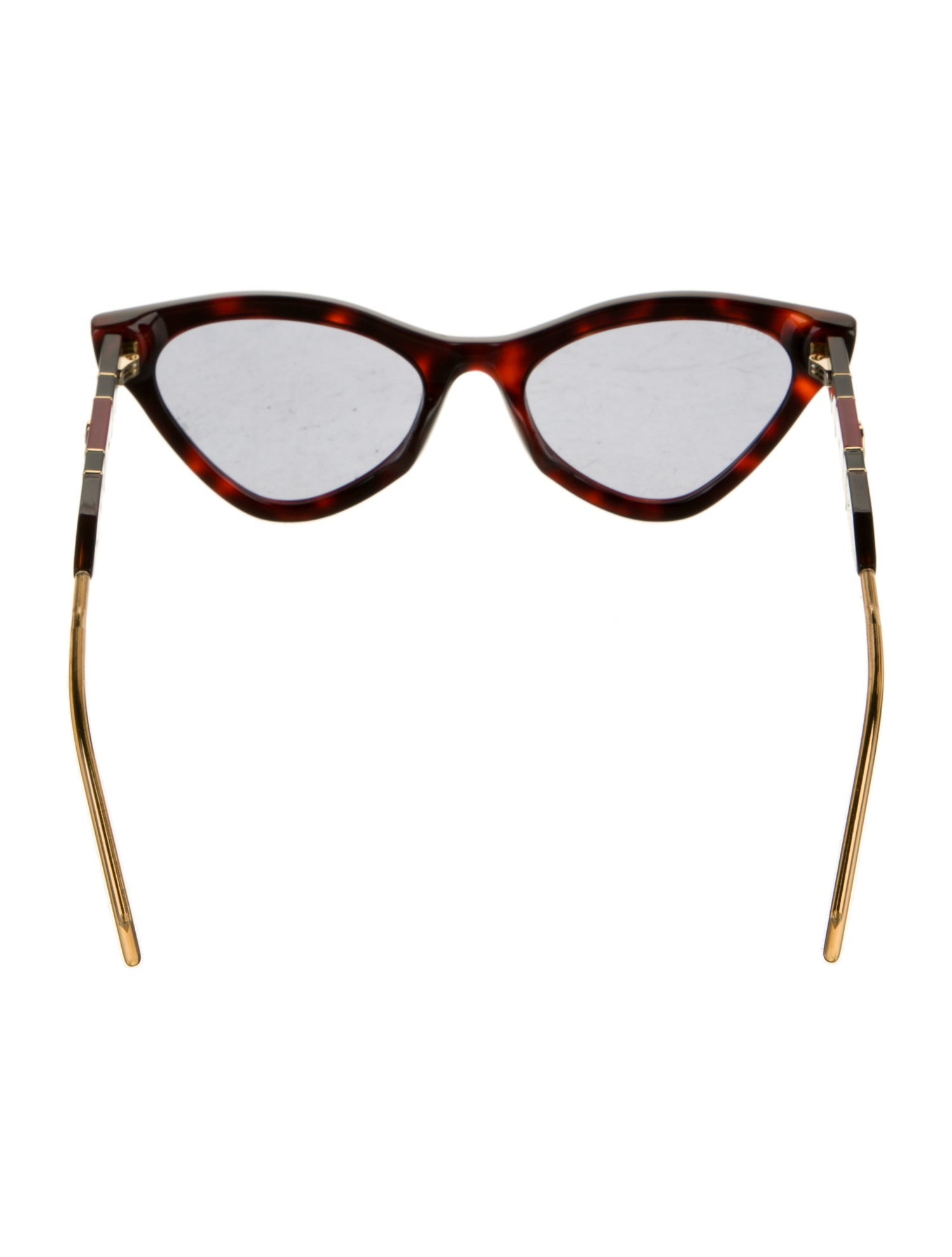 Gucci Web Accent Cat-Eye Sunglasses