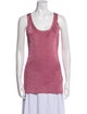 Gucci Scoop Neck Sleeveless Top