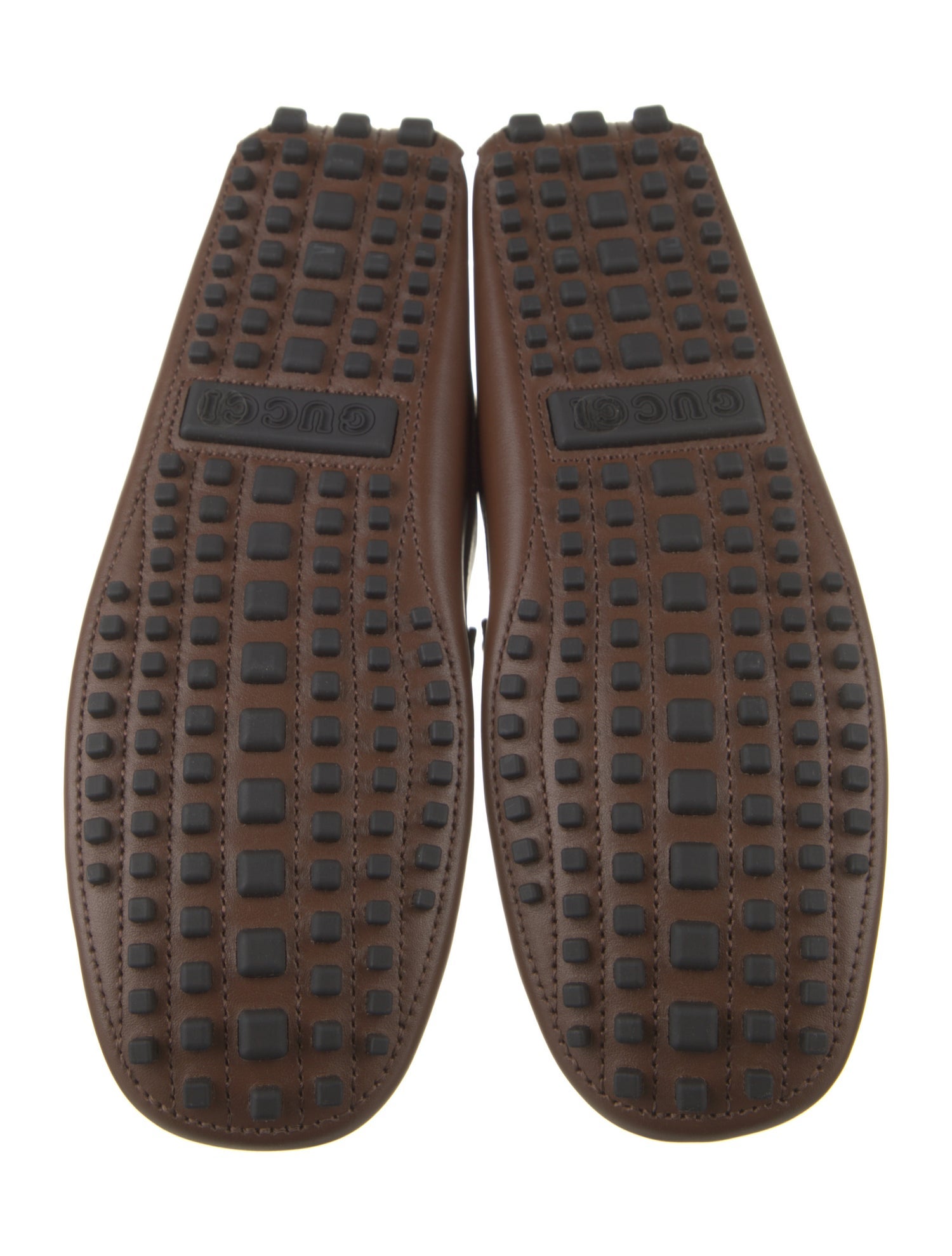 Gucci Leather Printed Drivers