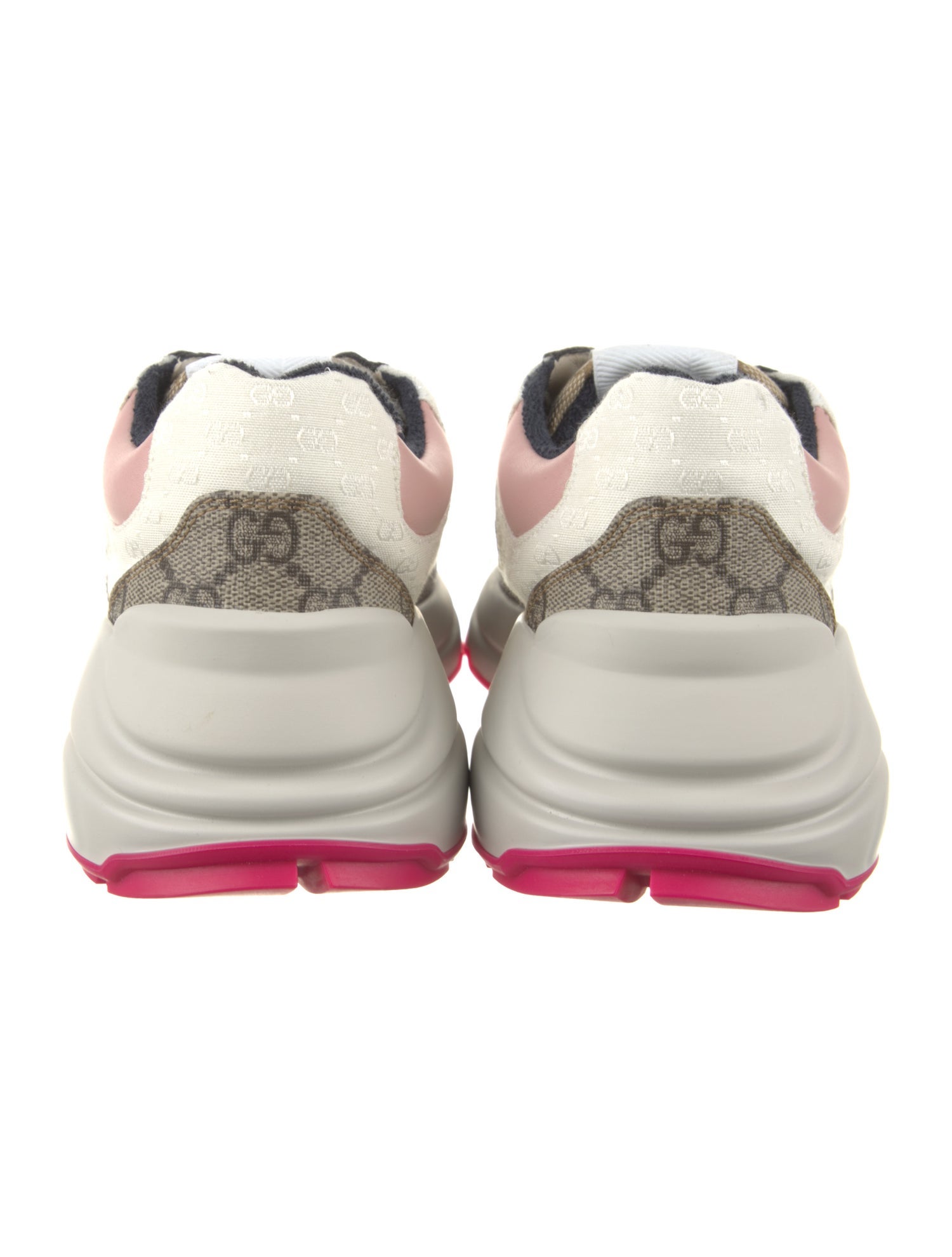 Gucci Canvas Printed Chunky Sneakers