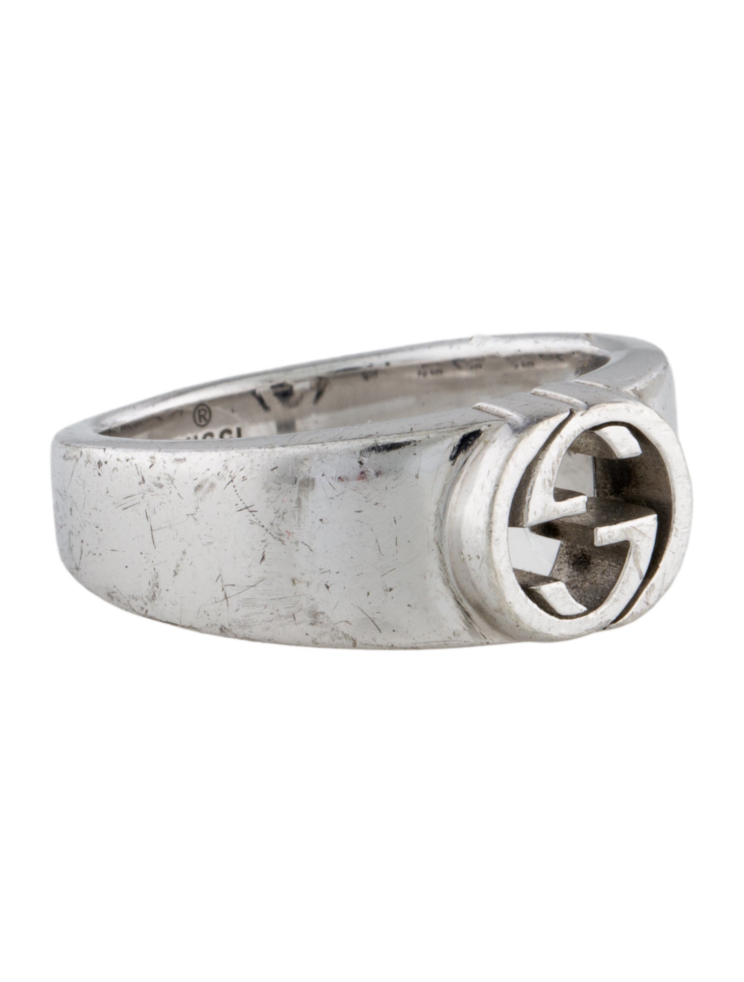 Gucci Interlocking G Band Ring