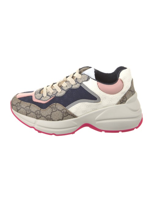 Gucci Canvas Printed Chunky Sneakers