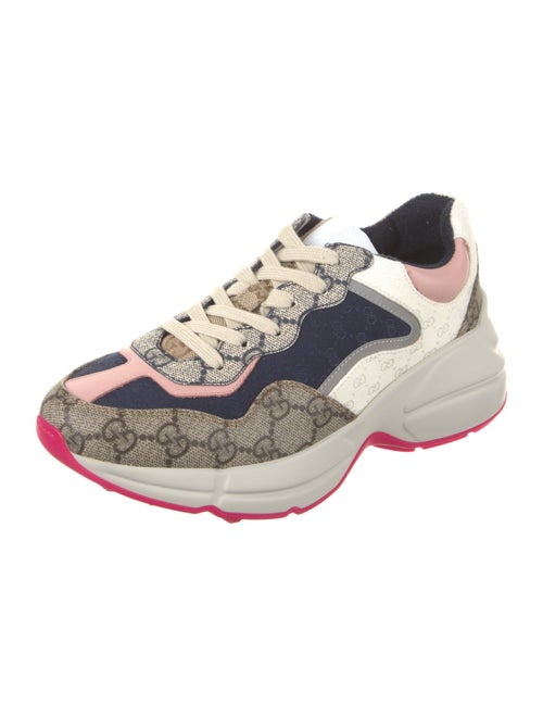 Gucci Canvas Printed Chunky Sneakers