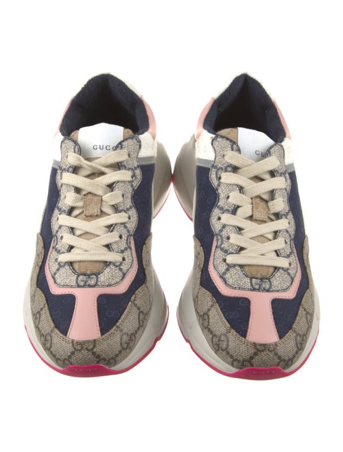 Gucci Canvas Printed Chunky Sneakers