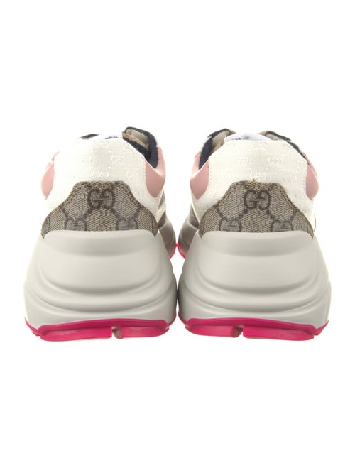 Gucci Canvas Printed Chunky Sneakers