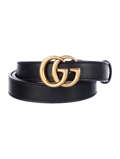 Gucci Skinny Leather Belt