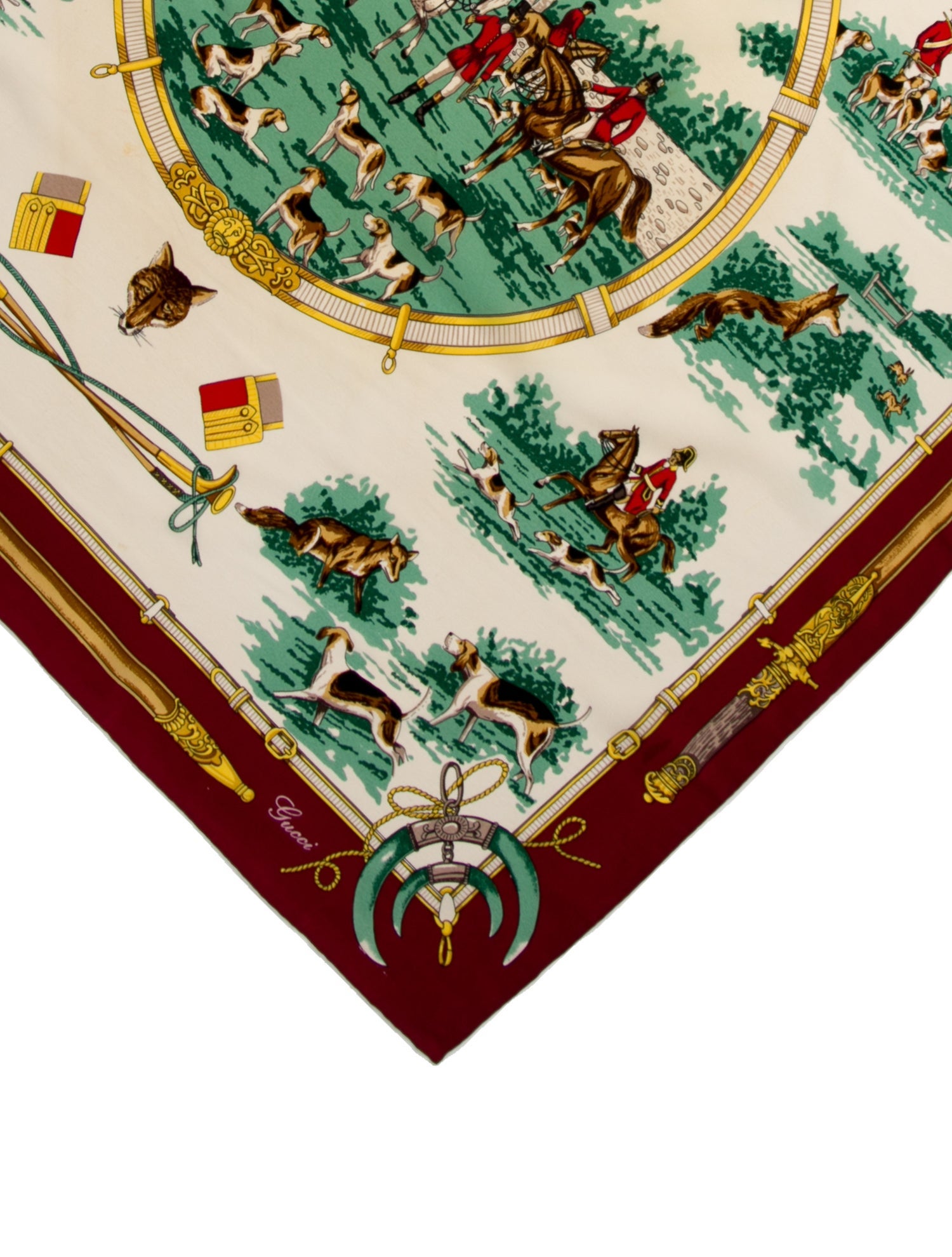 Gucci Silk Printed Scarf