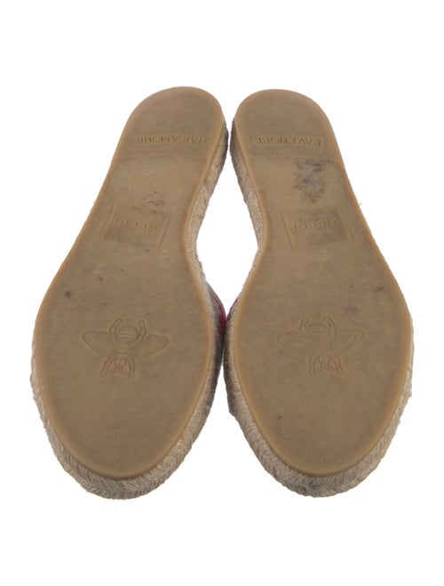 Gucci Running GG Logo Canvas Espadrilles