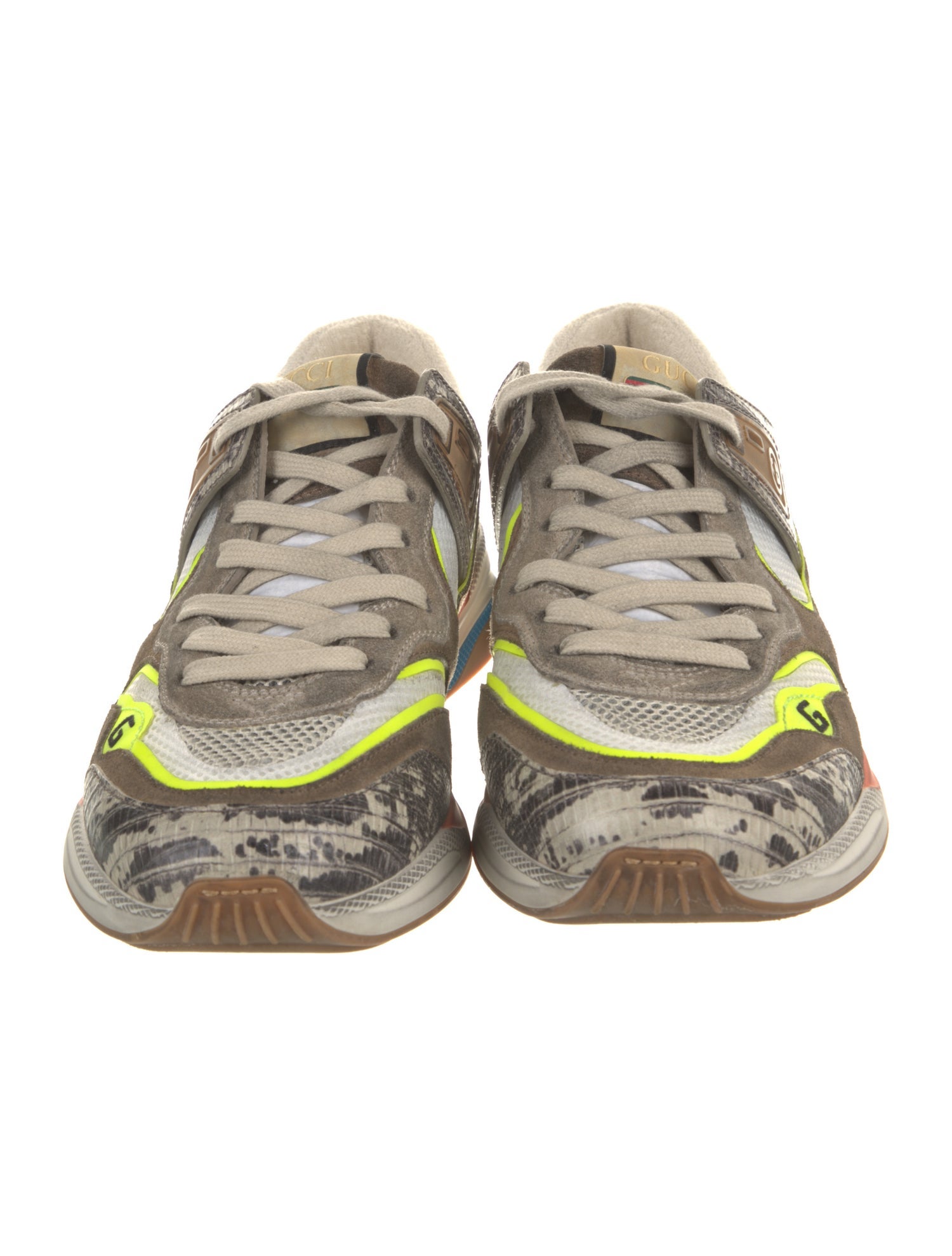 Gucci Interlocking G Logo Mesh Sneakers