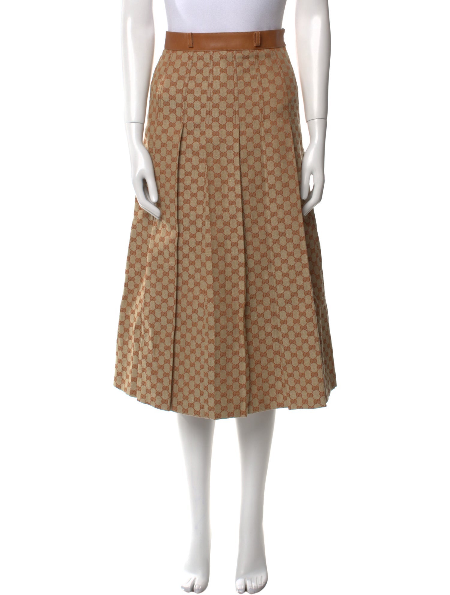 Gucci Printed Midi Length Skirt