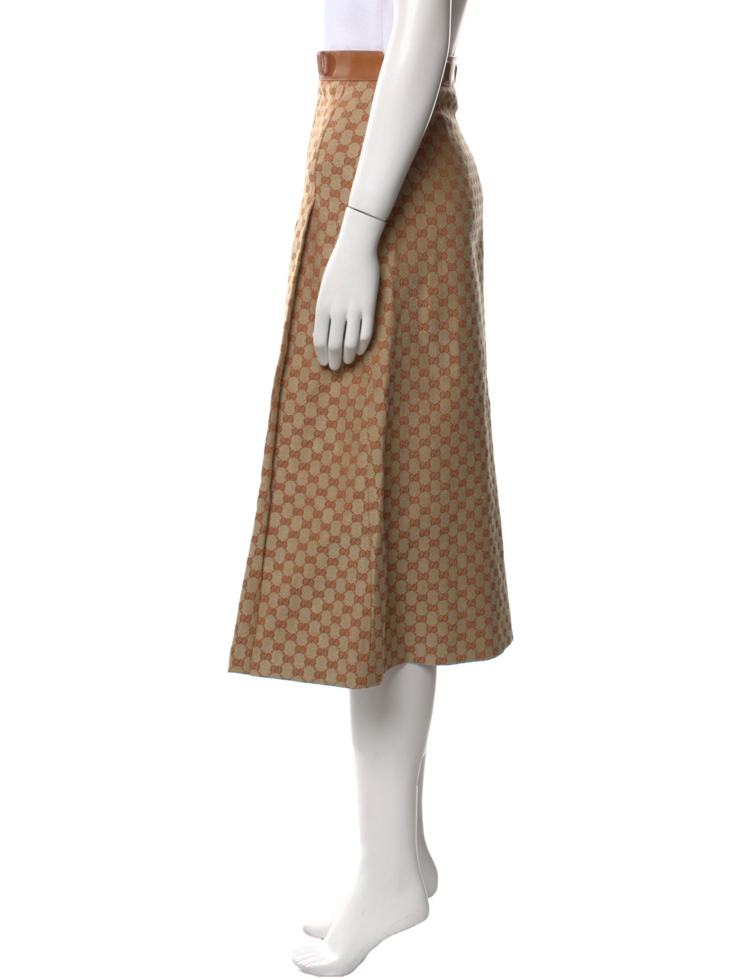 Gucci Printed Midi Length Skirt