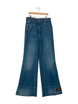Gucci High-Rise Wide Leg Jeans