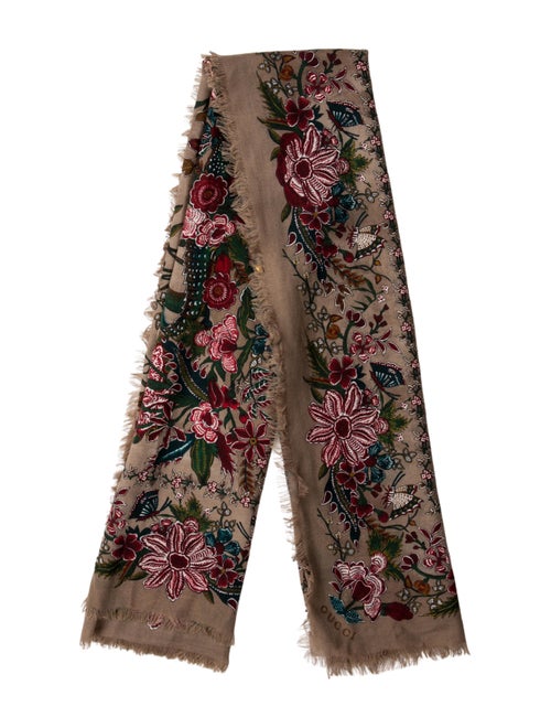 Gucci Wool Printed Scarf