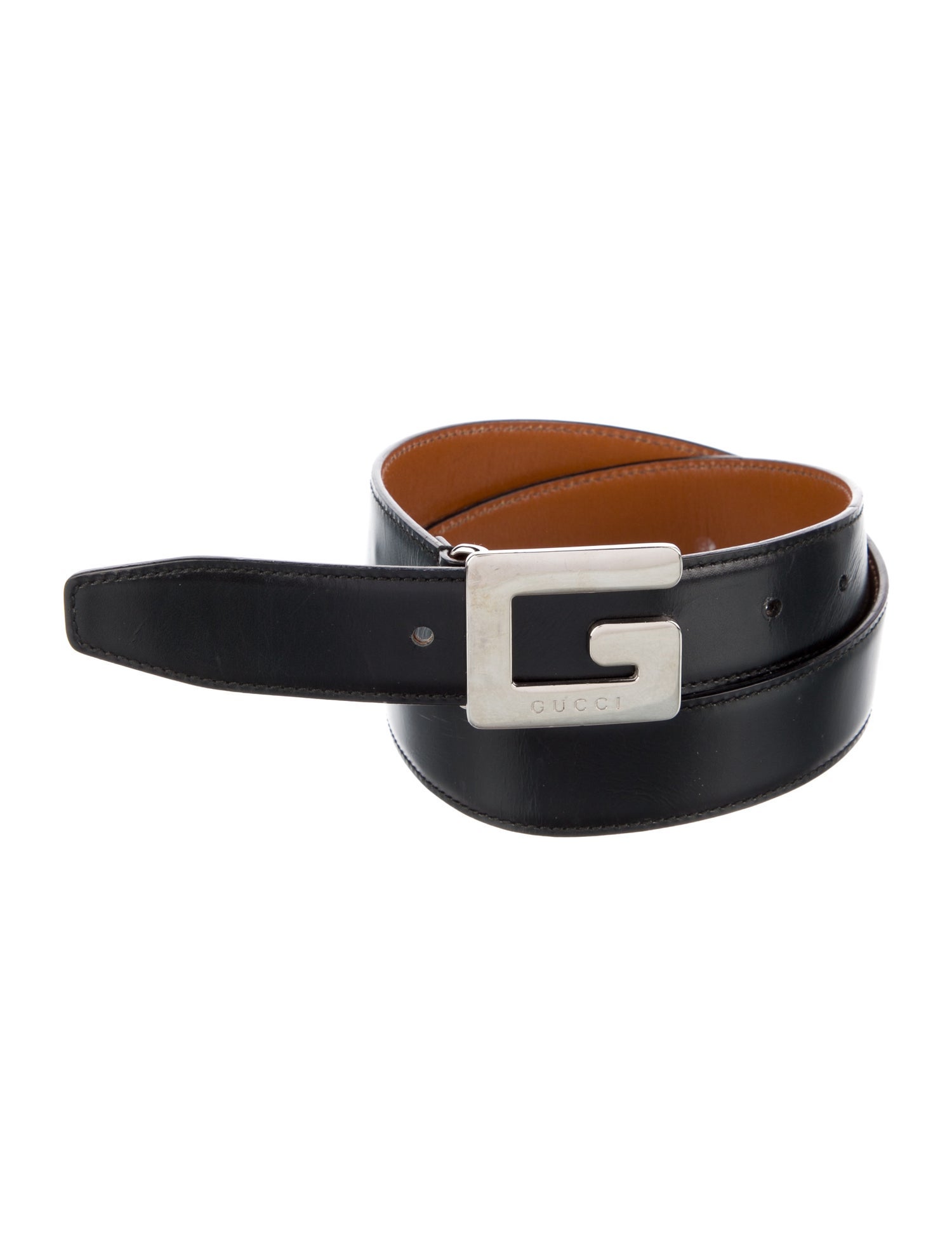Gucci Interlocking G Logo Leather Belt Kit