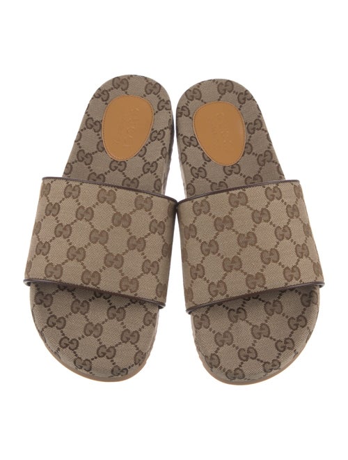 Gucci GG Canvas Canvas Slides