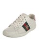 Gucci Web Accent Leather Sneakers