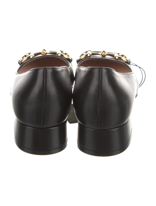 Gucci Horsebit Accent Leather Pumps