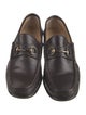 Gucci Horsebit Accent Leather Loafers