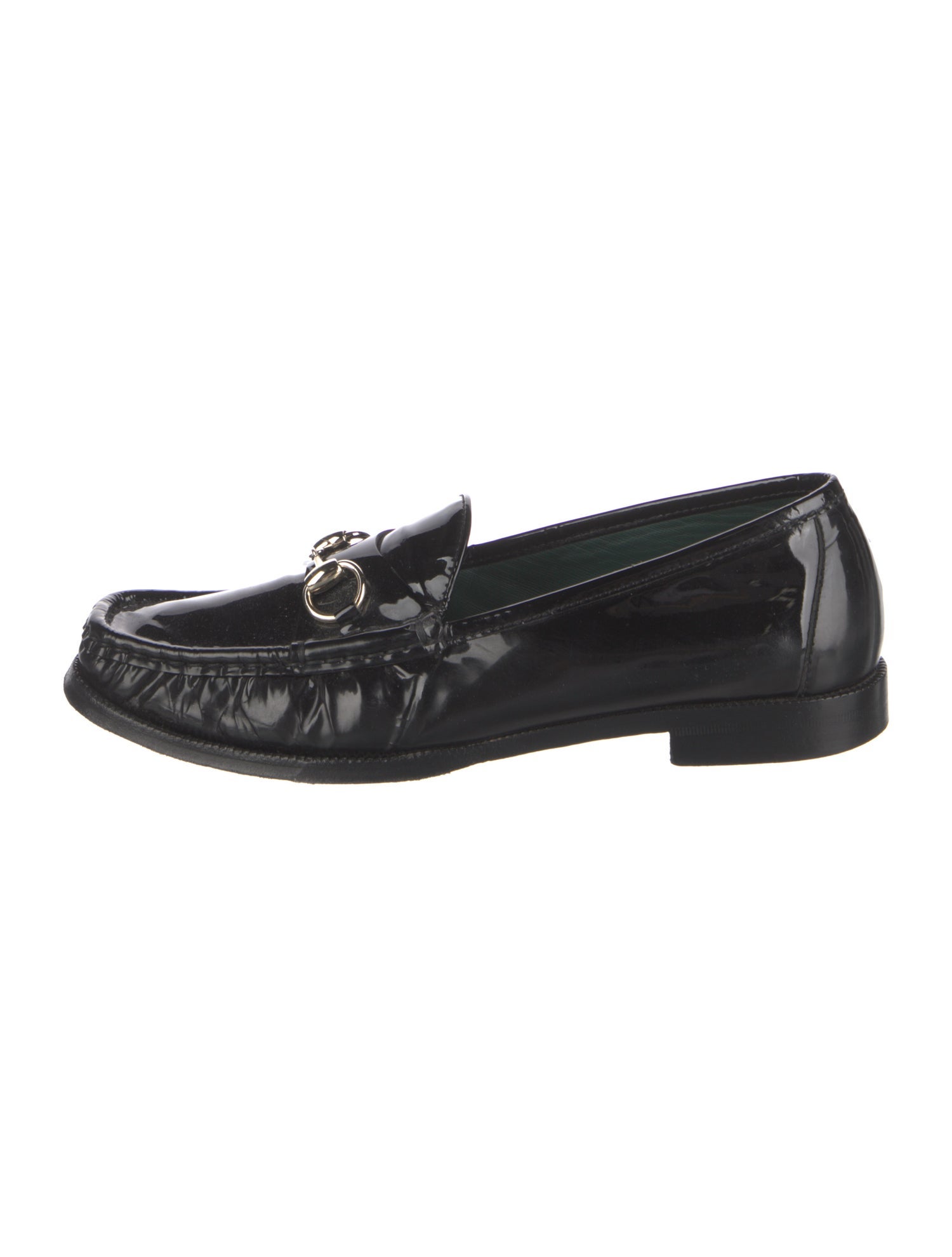 Gucci Vintage Horsebit Accent Loafers