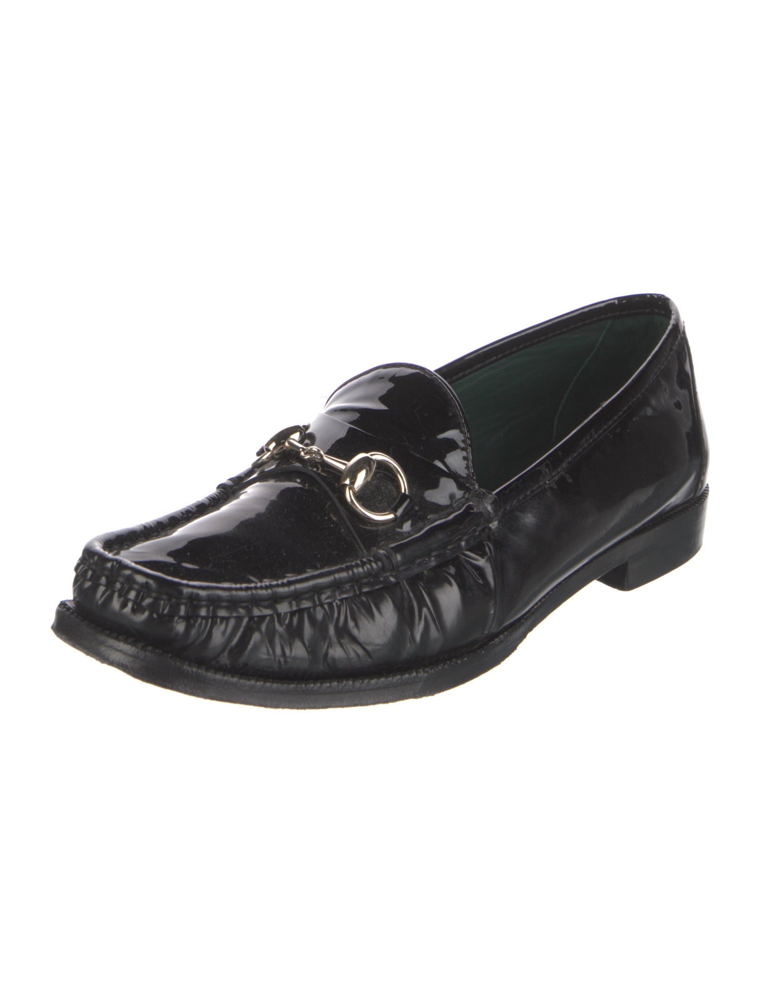 Gucci Vintage Horsebit Accent Loafers