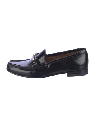 Gucci 1955 Horsebit Accent Patent Leather Loafers