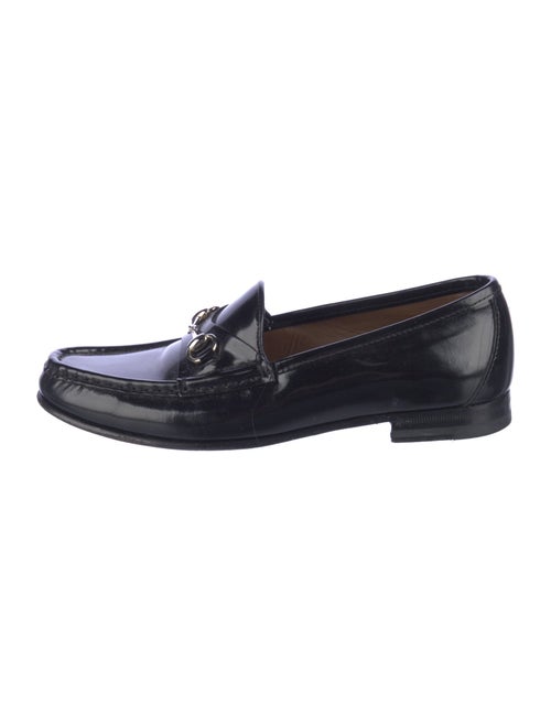 Gucci 1955 Horsebit Accent Patent Leather Loafers
