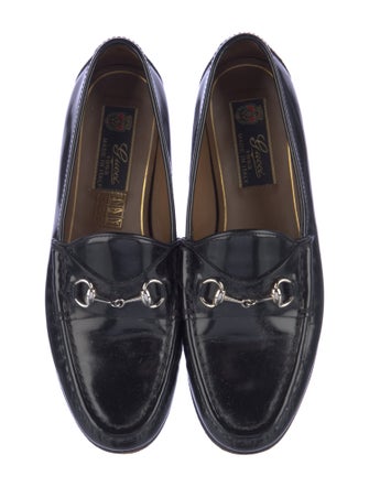 Gucci 1955 Horsebit Accent Patent Leather Loafers