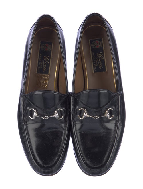 Gucci 1955 Horsebit Accent Patent Leather Loafers