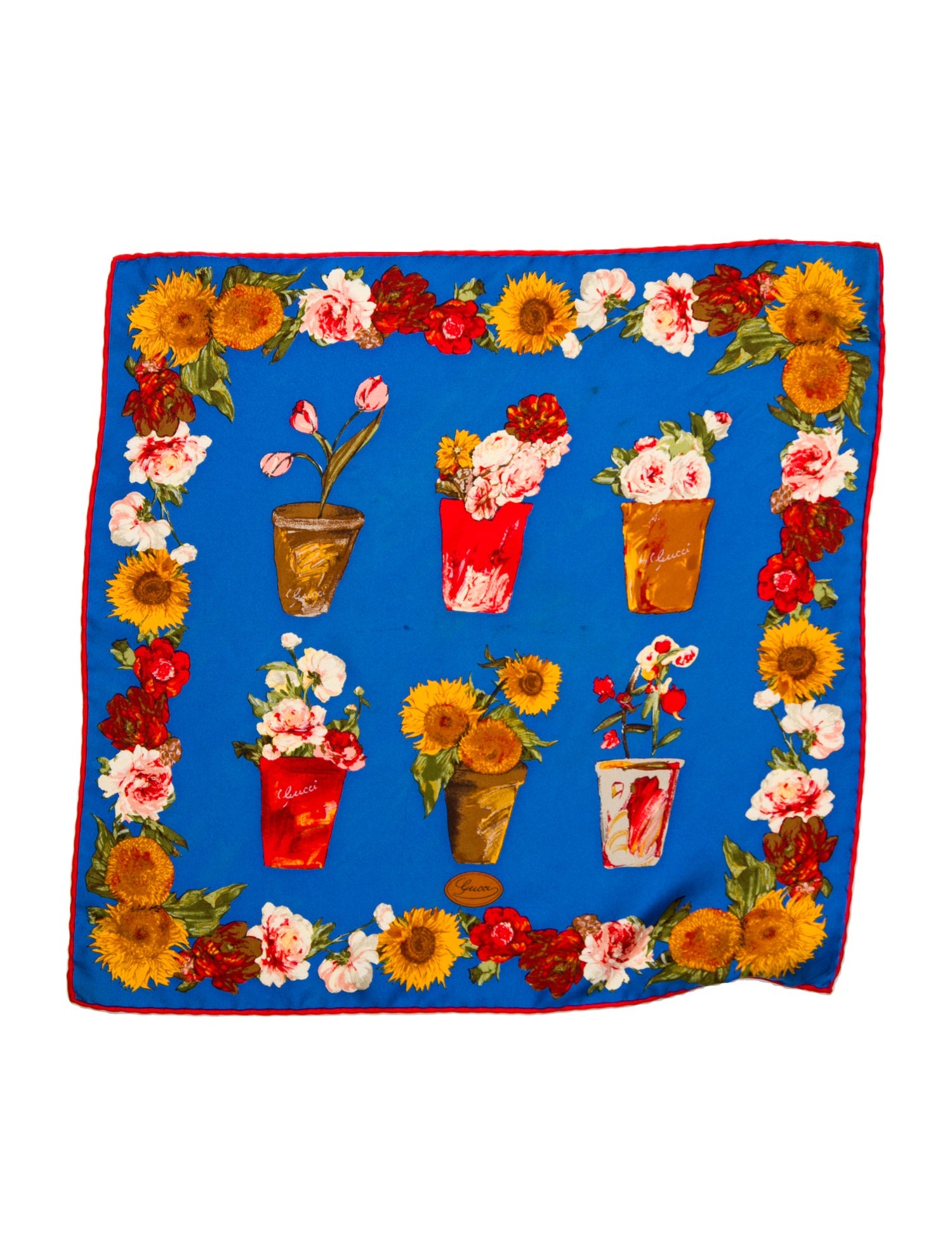 Gucci Silk Printed Scarf