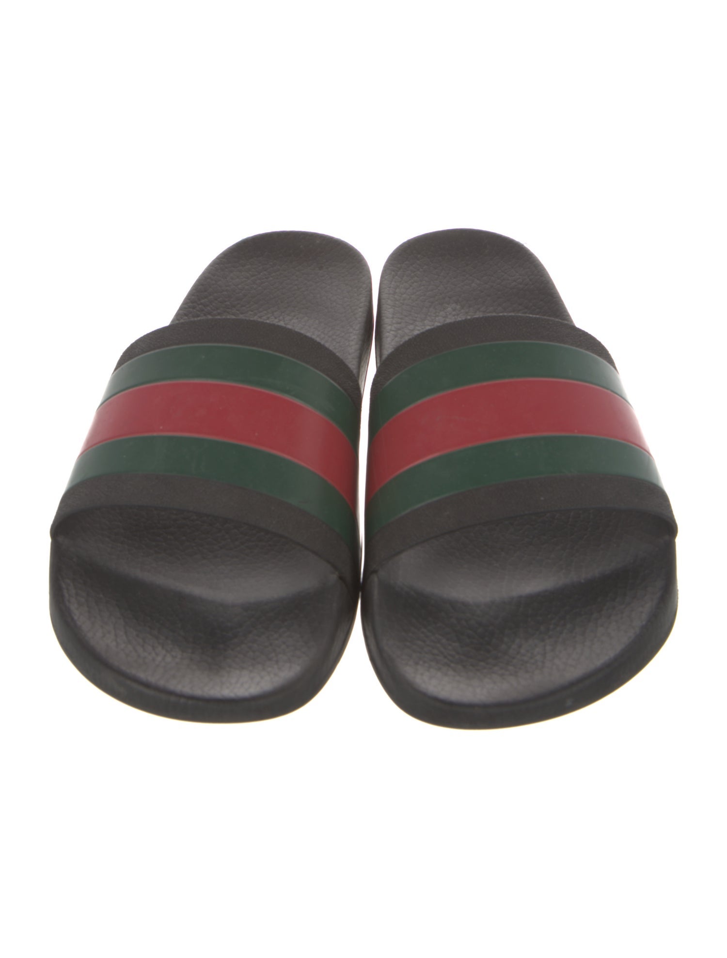 Gucci Web Accent Rubber Slides