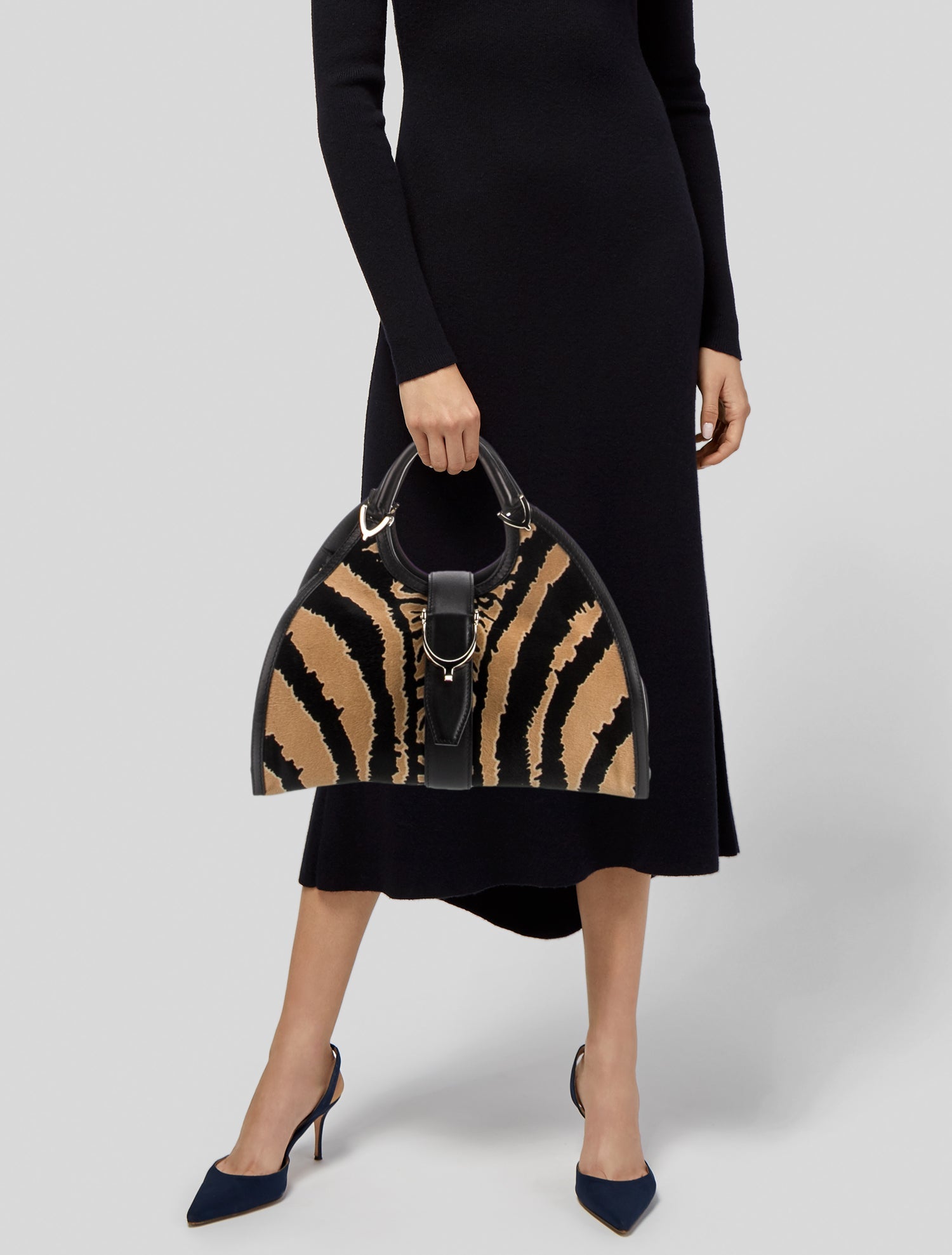 Gucci Calf Hair Stirrup Large