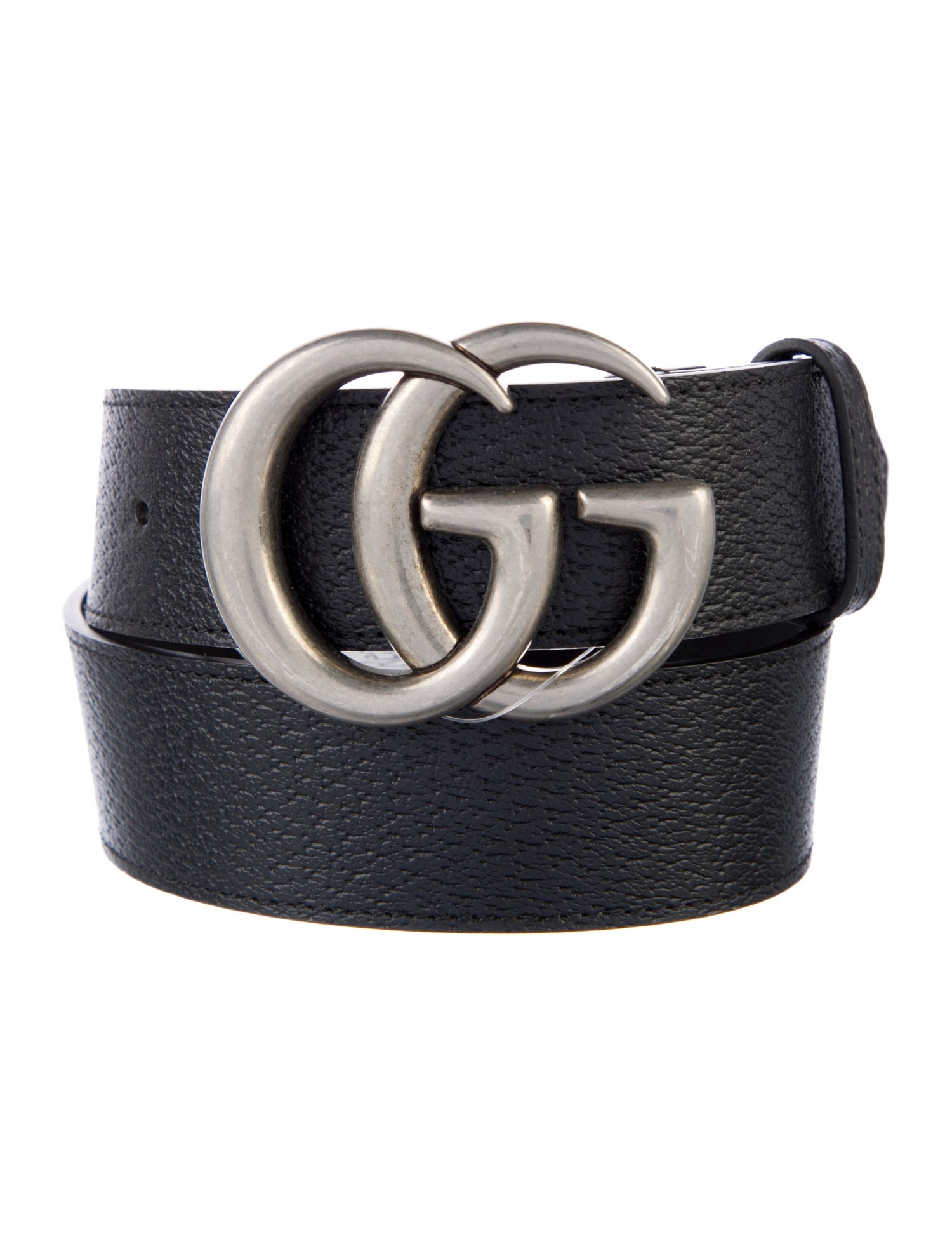 Gucci Double G Logo Skinny Belt