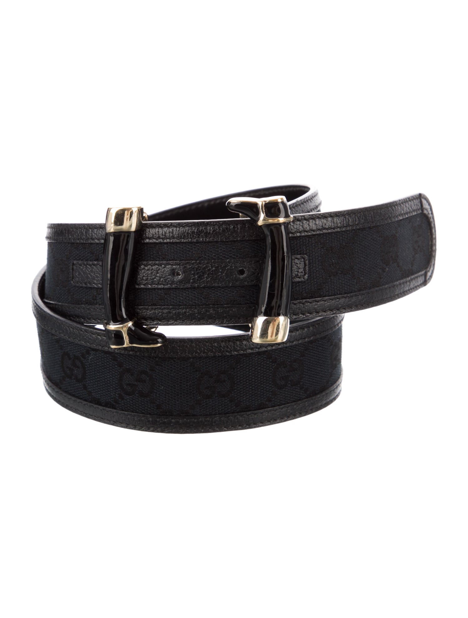 Gucci GG Logo Canvas Belt
