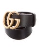 Gucci Double G Interlocking G Logo Belt