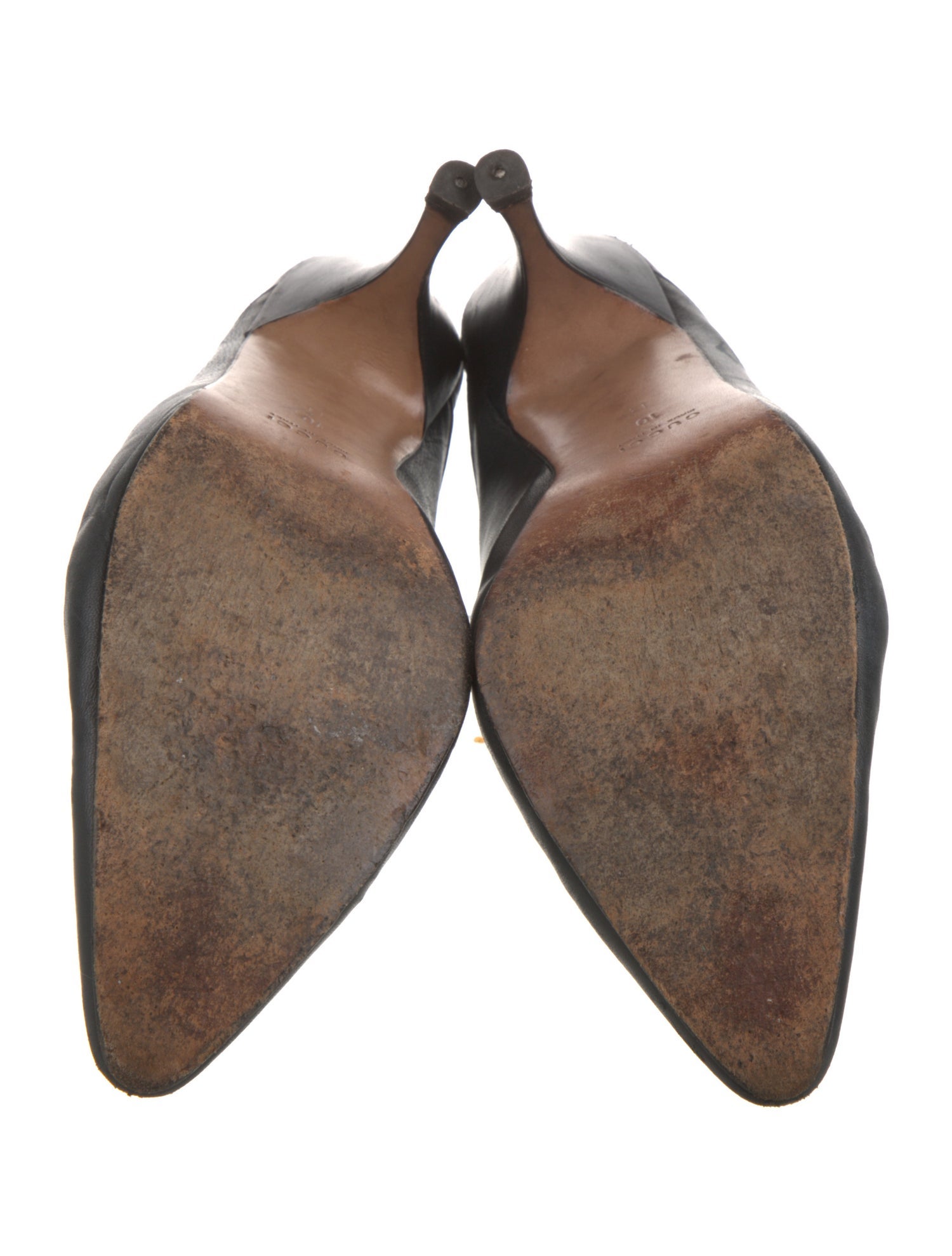 Gucci Horsebit Accent Leather Mules