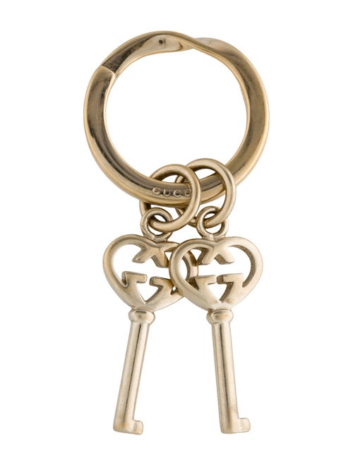 Gucci Interlocking G Heart Keychain