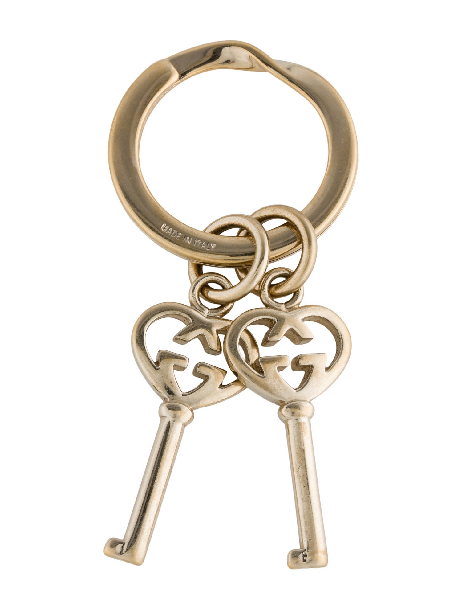Gucci Interlocking G Heart Keychain