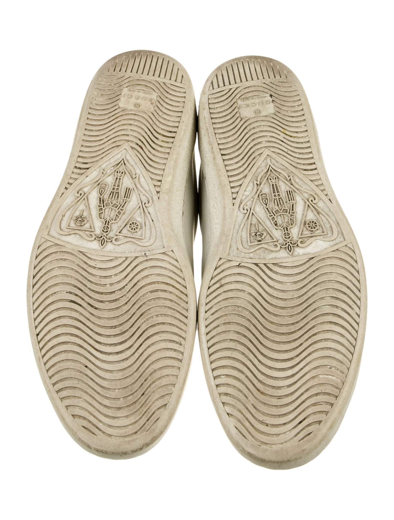 Gucci Interlocking G Logo Leather Sneakers