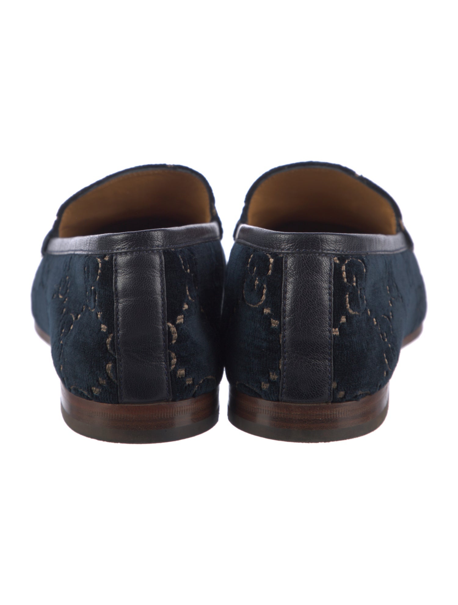 Gucci GG Logo Velvet Loafers
