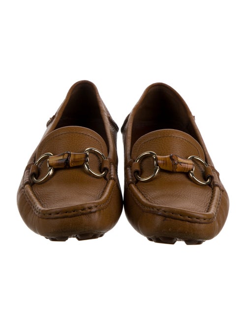 Gucci Horsebit Accent Leather Loafers