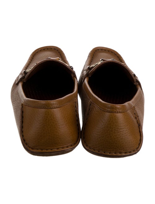 Gucci Horsebit Accent Leather Loafers