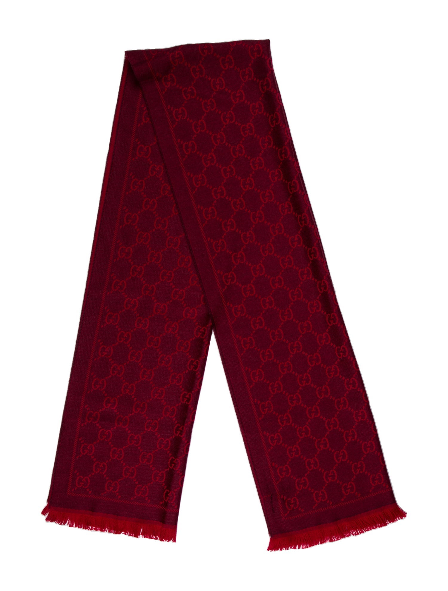 Gucci Wool GG Logo Shawl