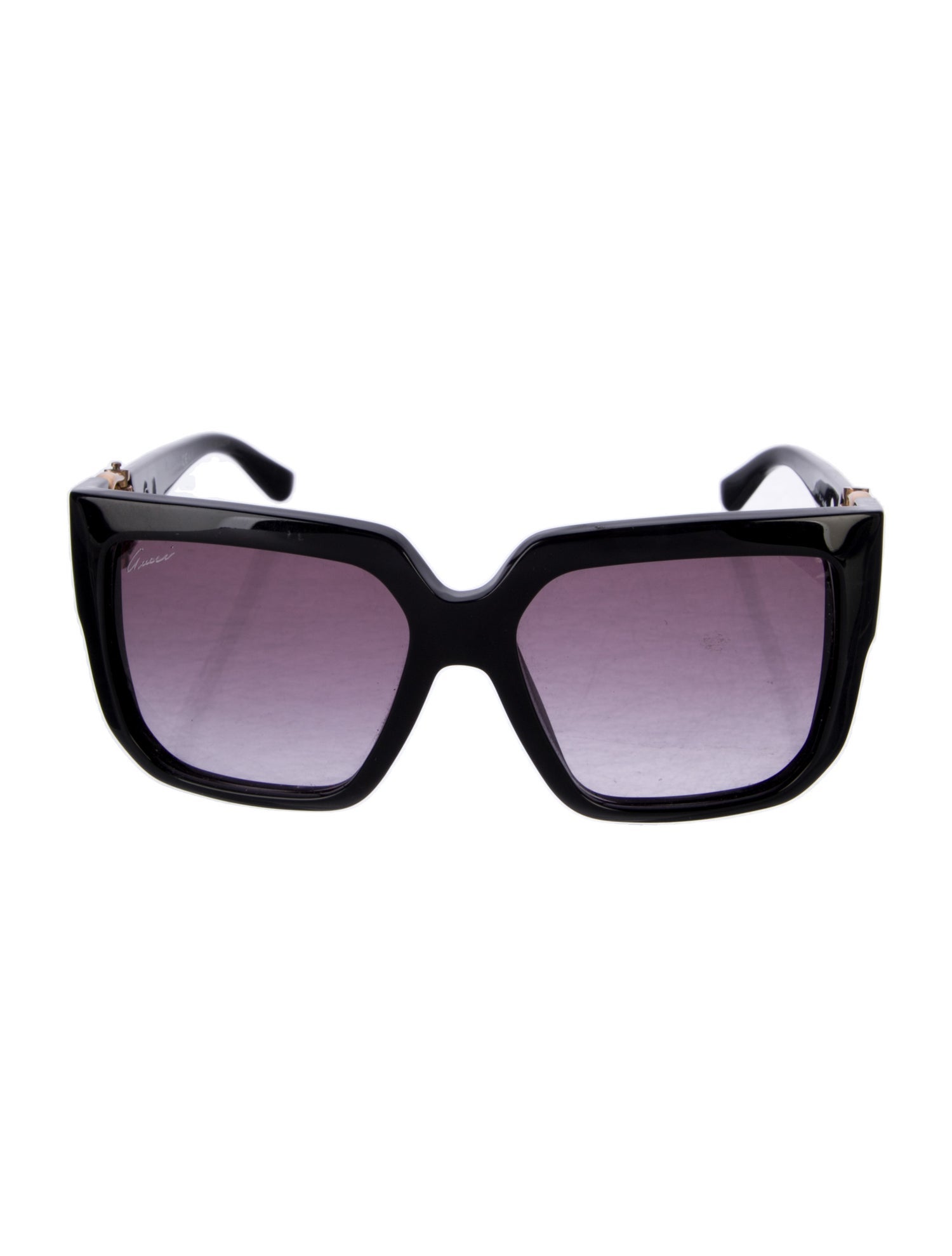 Gucci Interlocking G Logo Square Sunglasses