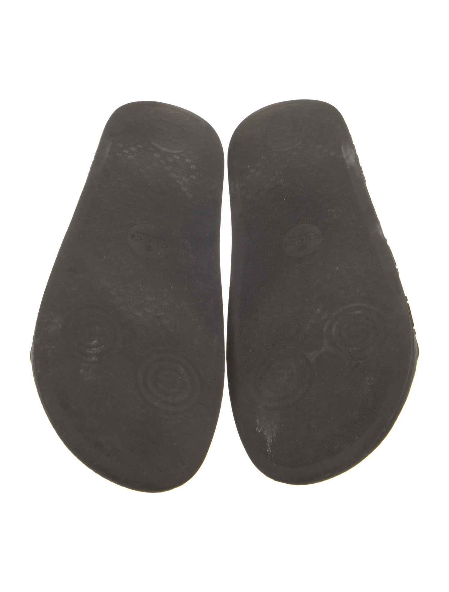 Gucci GG Supreme Rubber Slides